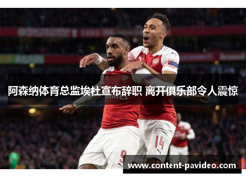 阿森纳体育总监埃杜宣布辞职 离开俱乐部令人震惊